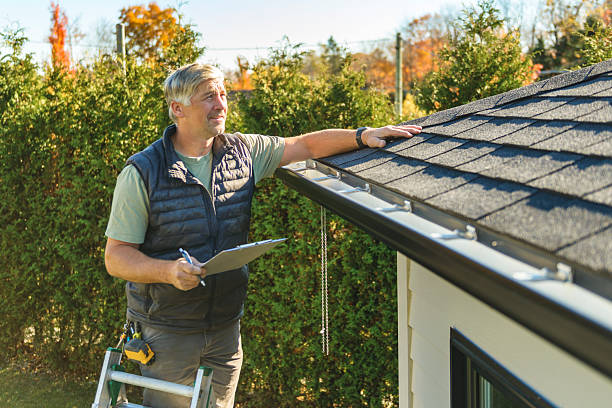 Professional Hail Damage Roof Repair technician working in Dickinson, TX